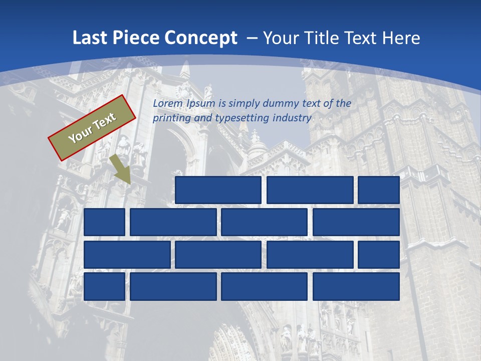 Cathedral Height Chorus PowerPoint Template