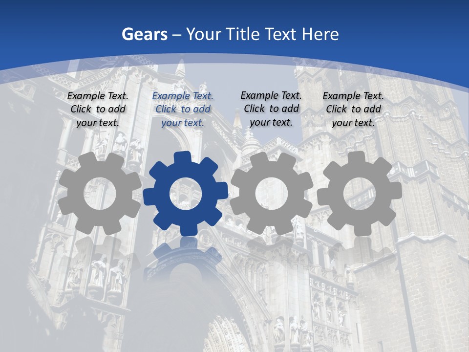 Cathedral Height Chorus PowerPoint Template
