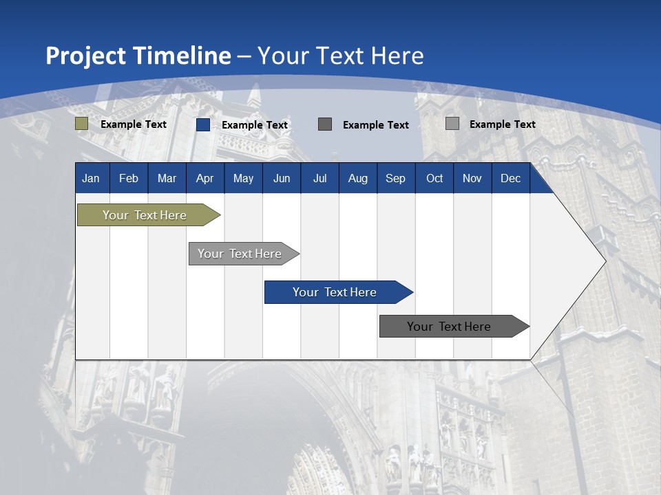 Cathedral Height Chorus PowerPoint Template