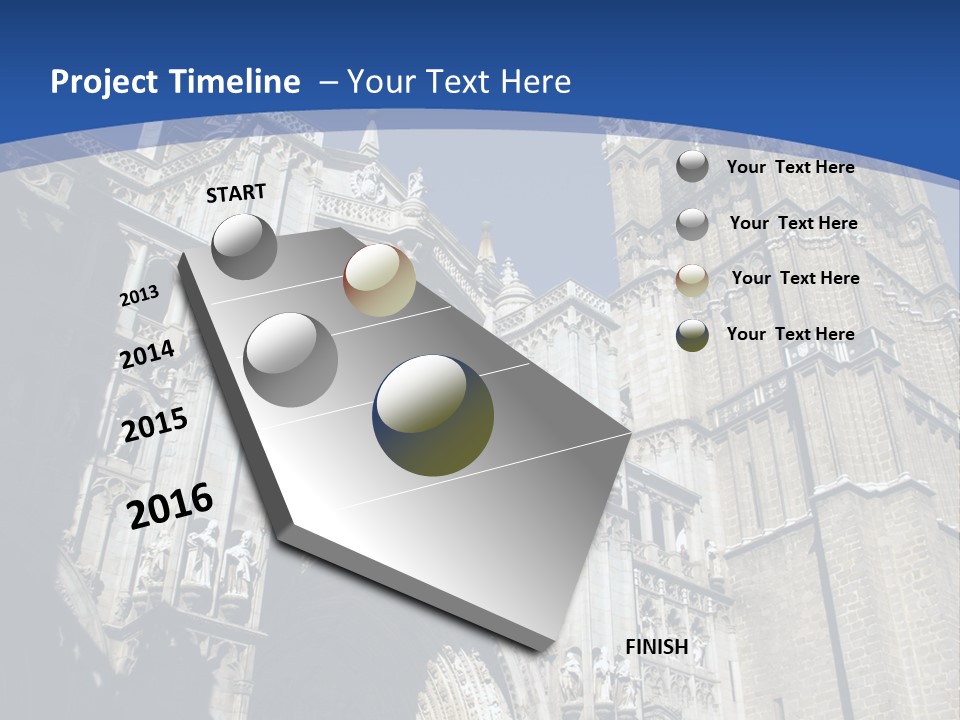 Cathedral Height Chorus PowerPoint Template