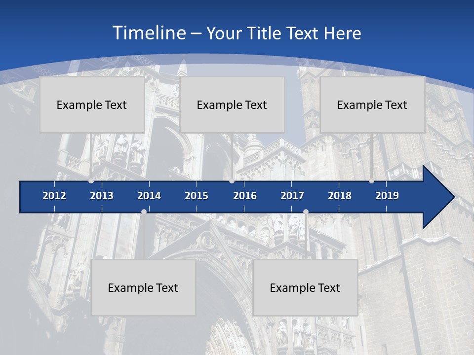 Cathedral Height Chorus PowerPoint Template