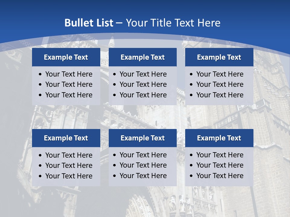 Cathedral Height Chorus PowerPoint Template