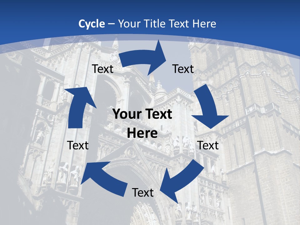 Cathedral Height Chorus PowerPoint Template