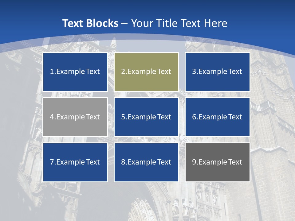 Cathedral Height Chorus PowerPoint Template