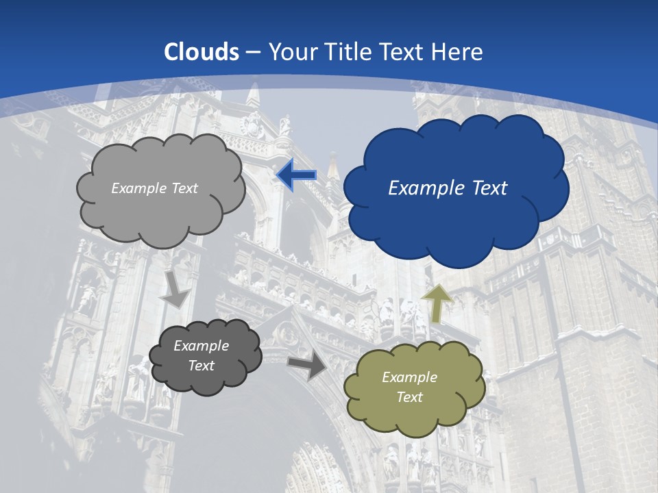 Cathedral Height Chorus PowerPoint Template