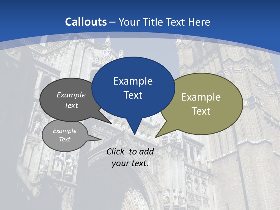 Cathedral Height Chorus PowerPoint Template