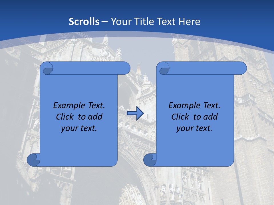 Cathedral Height Chorus PowerPoint Template