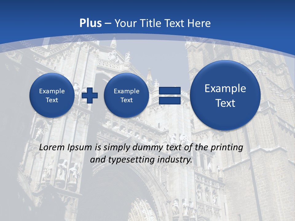 Cathedral Height Chorus PowerPoint Template