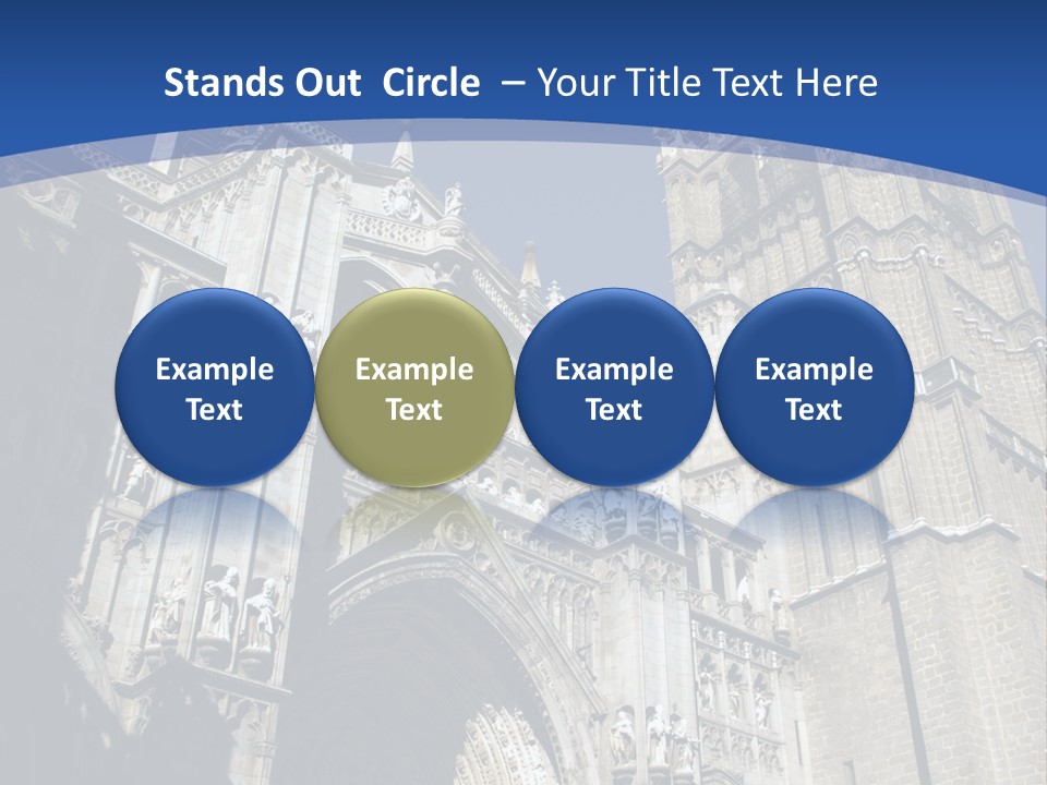 Cathedral Height Chorus PowerPoint Template