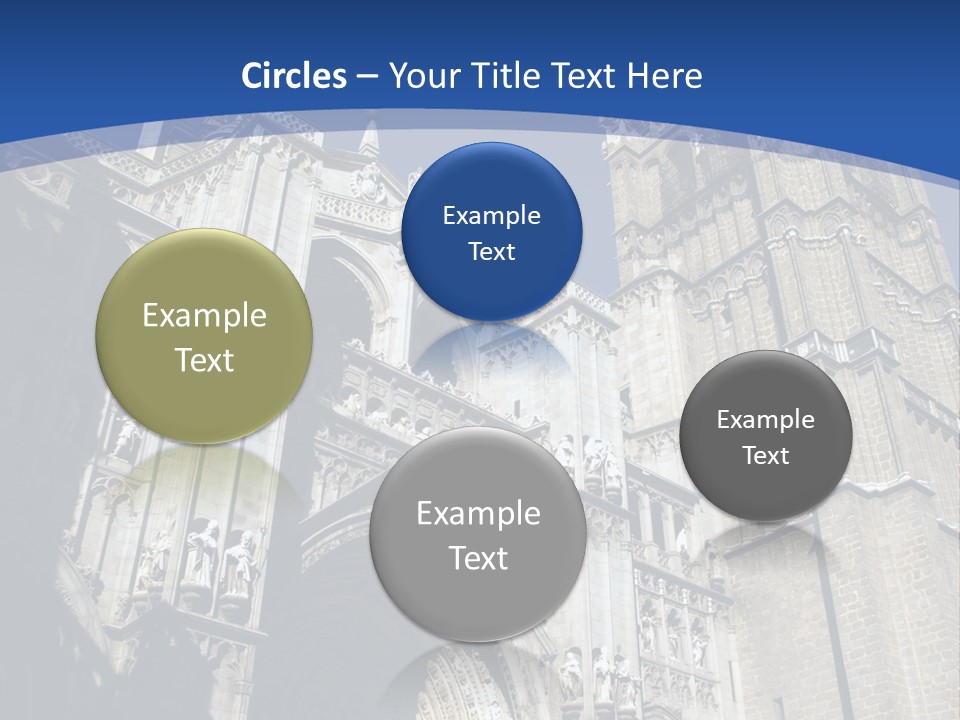 Cathedral Height Chorus PowerPoint Template