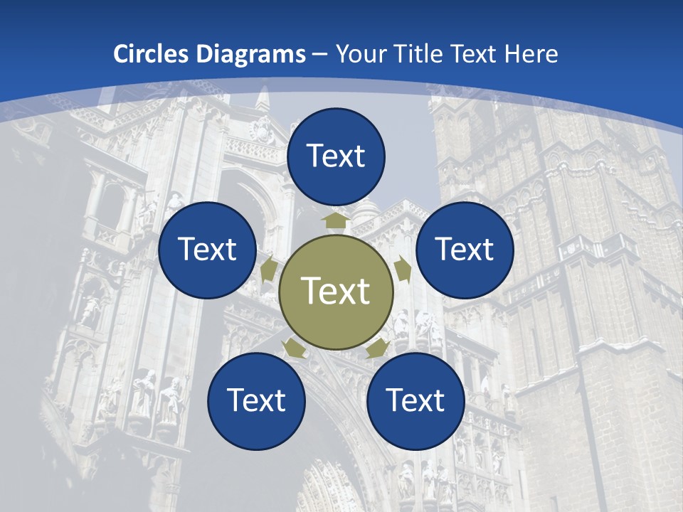 Cathedral Height Chorus PowerPoint Template