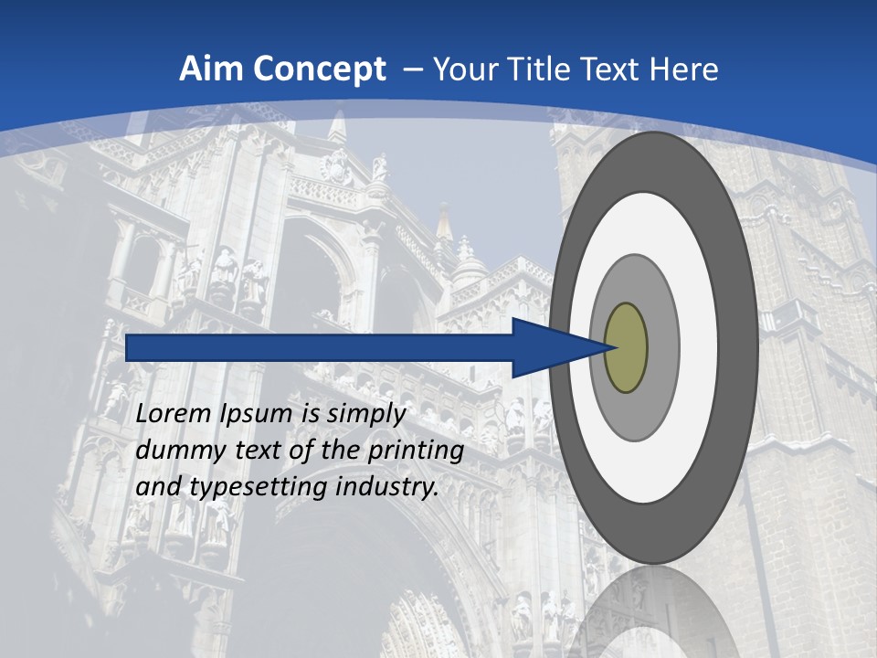 Cathedral Height Chorus PowerPoint Template