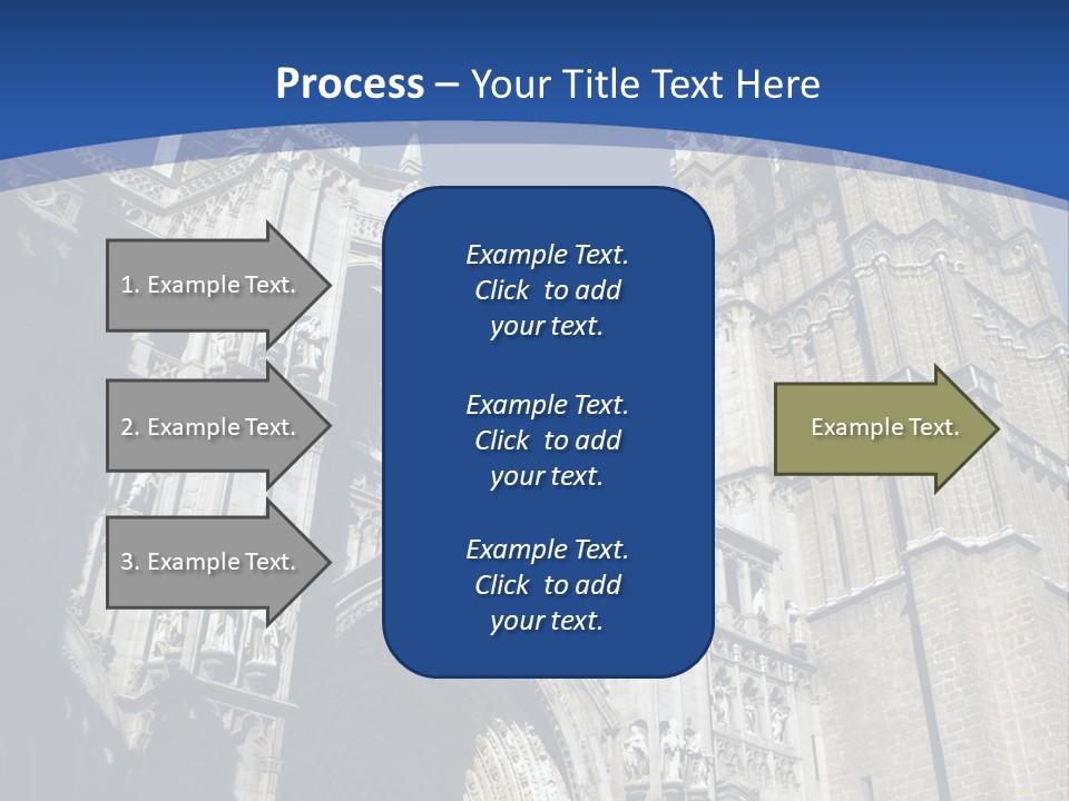 Cathedral Height Chorus PowerPoint Template