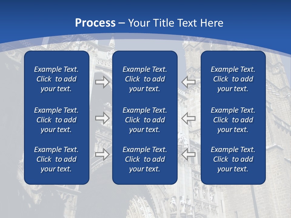 Cathedral Height Chorus PowerPoint Template