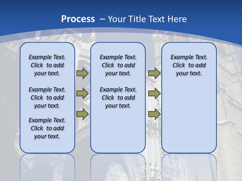 Cathedral Height Chorus PowerPoint Template