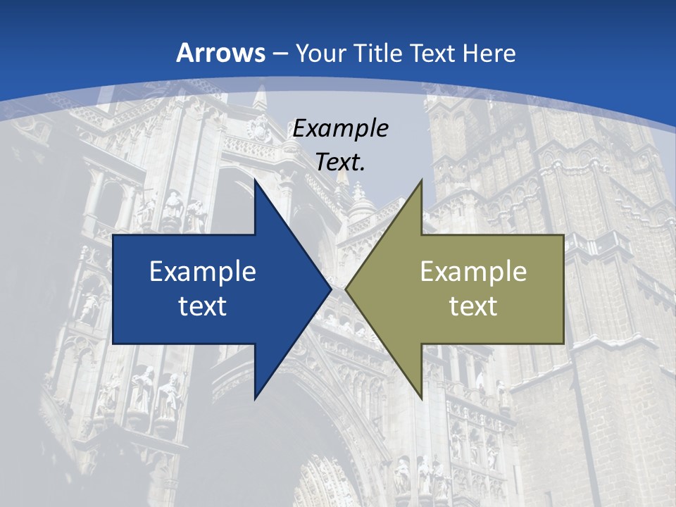 Cathedral Height Chorus PowerPoint Template