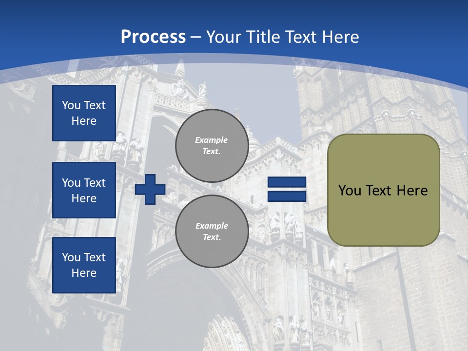 Cathedral Height Chorus PowerPoint Template