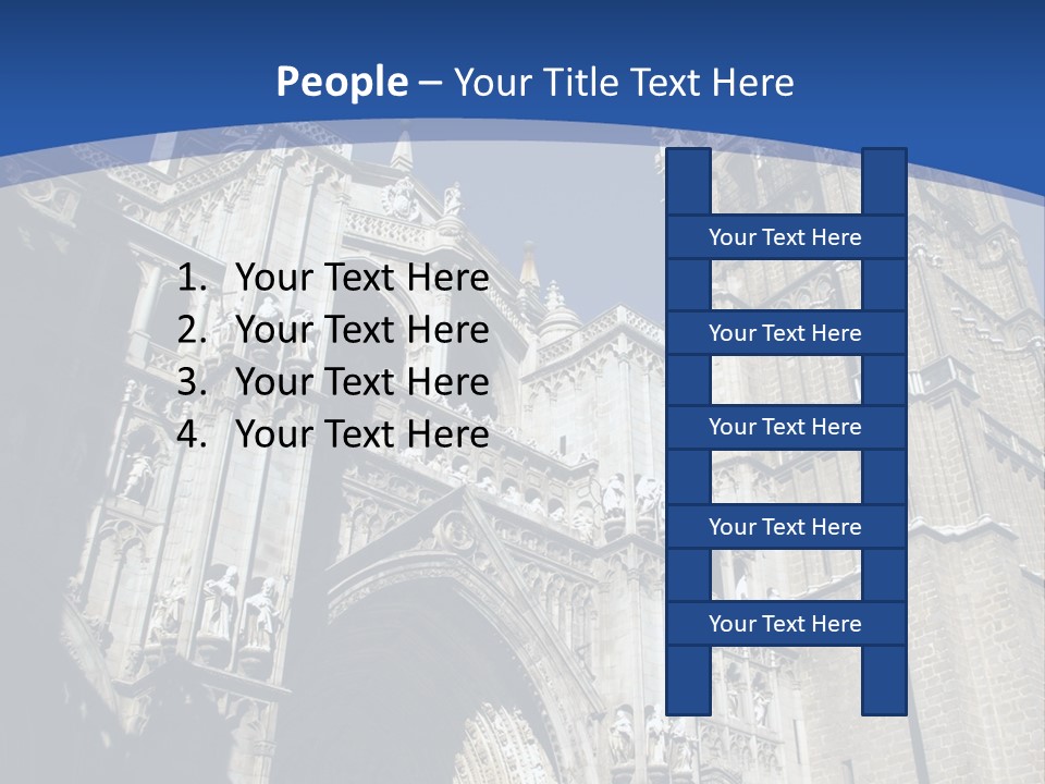 Cathedral Height Chorus PowerPoint Template