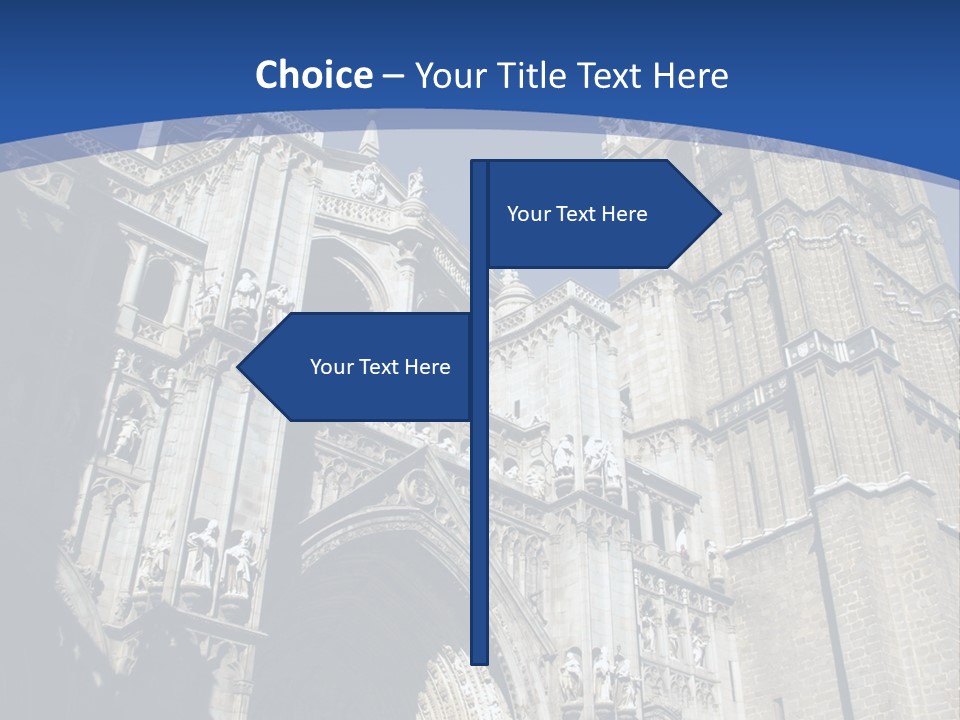 Cathedral Height Chorus PowerPoint Template