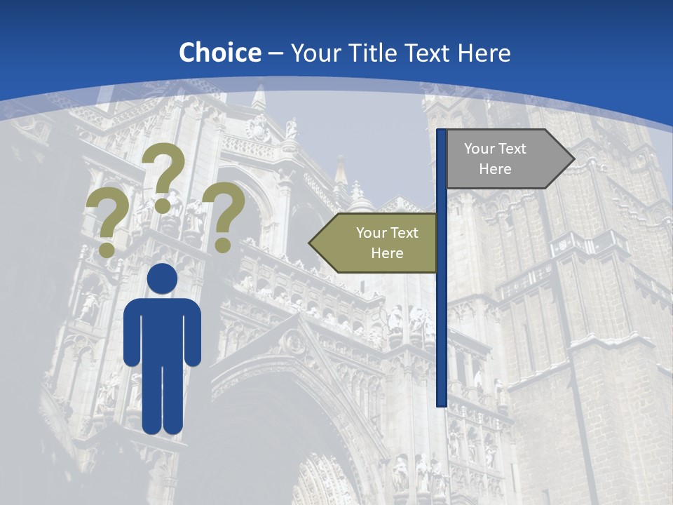 Cathedral Height Chorus PowerPoint Template