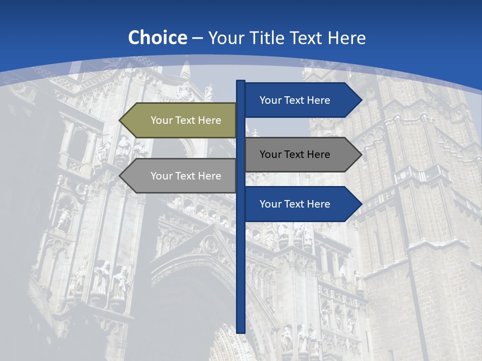 Cathedral Height Chorus PowerPoint Template