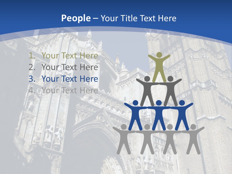 Cathedral Height Chorus PowerPoint Template