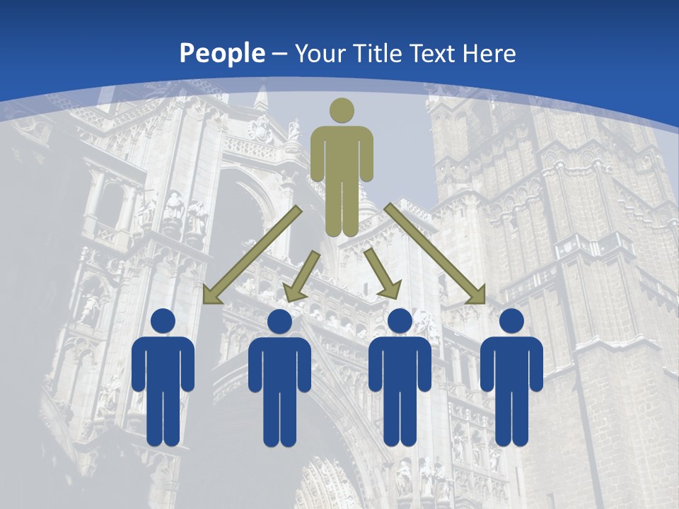 Cathedral Height Chorus PowerPoint Template