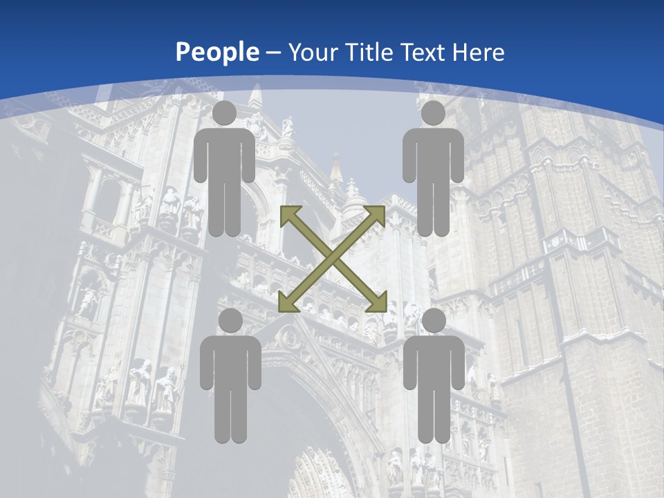 Cathedral Height Chorus PowerPoint Template