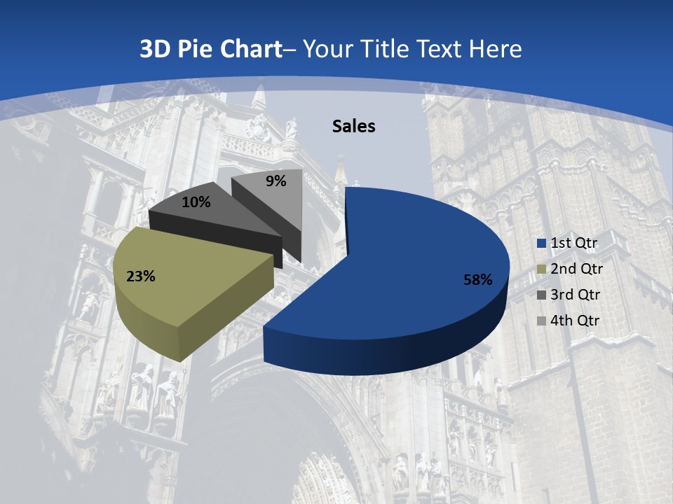 Cathedral Height Chorus PowerPoint Template