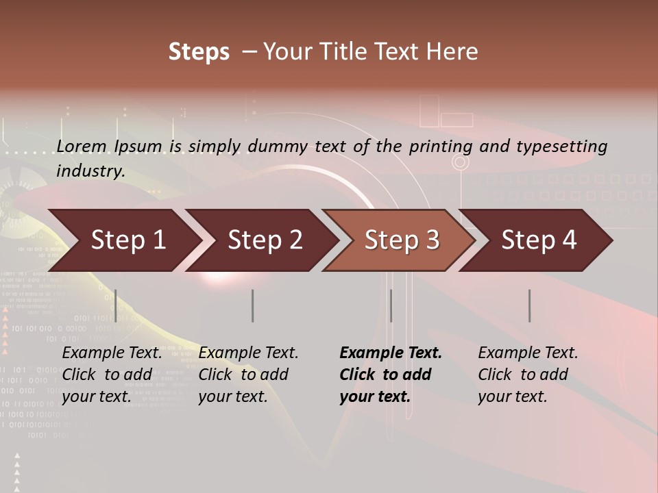 Hospital Texture Technology PowerPoint Template