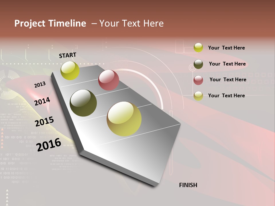 Hospital Texture Technology PowerPoint Template