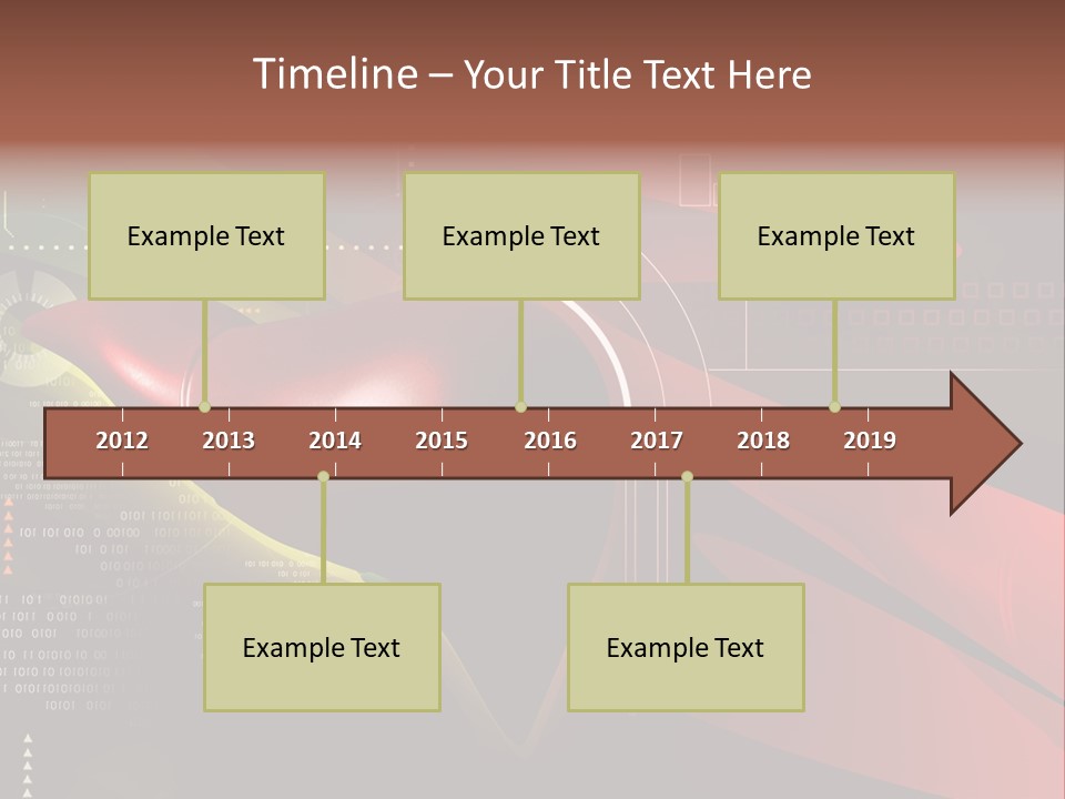 Hospital Texture Technology PowerPoint Template