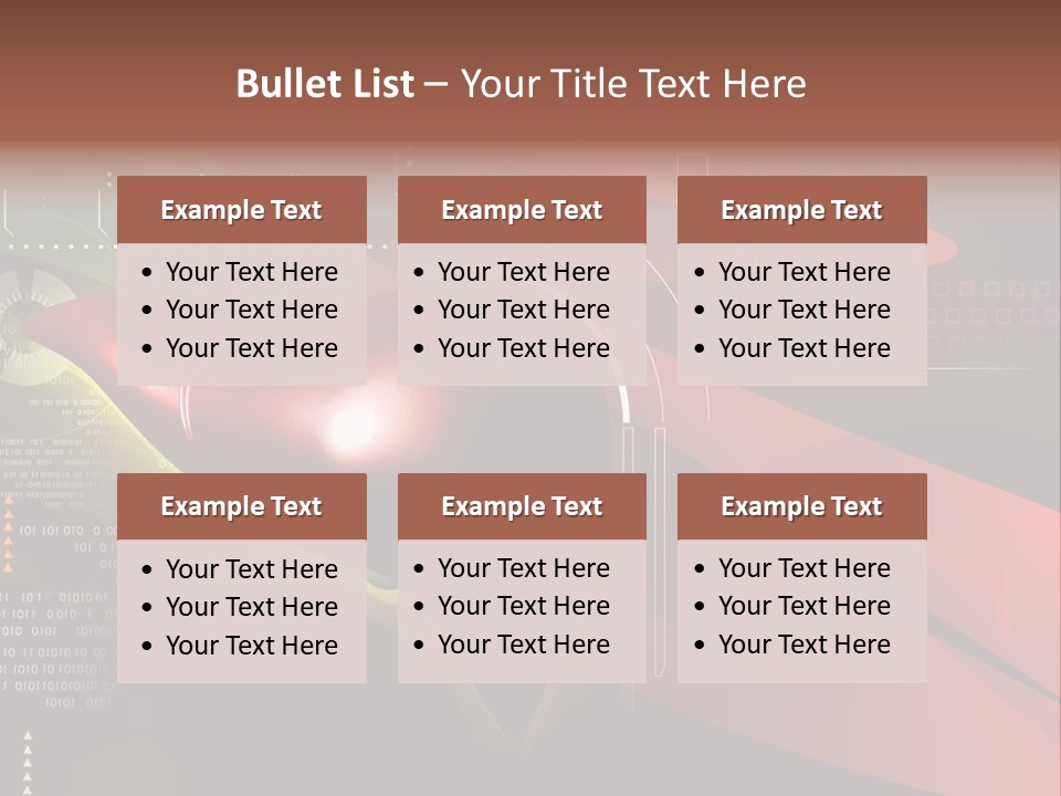 Hospital Texture Technology PowerPoint Template