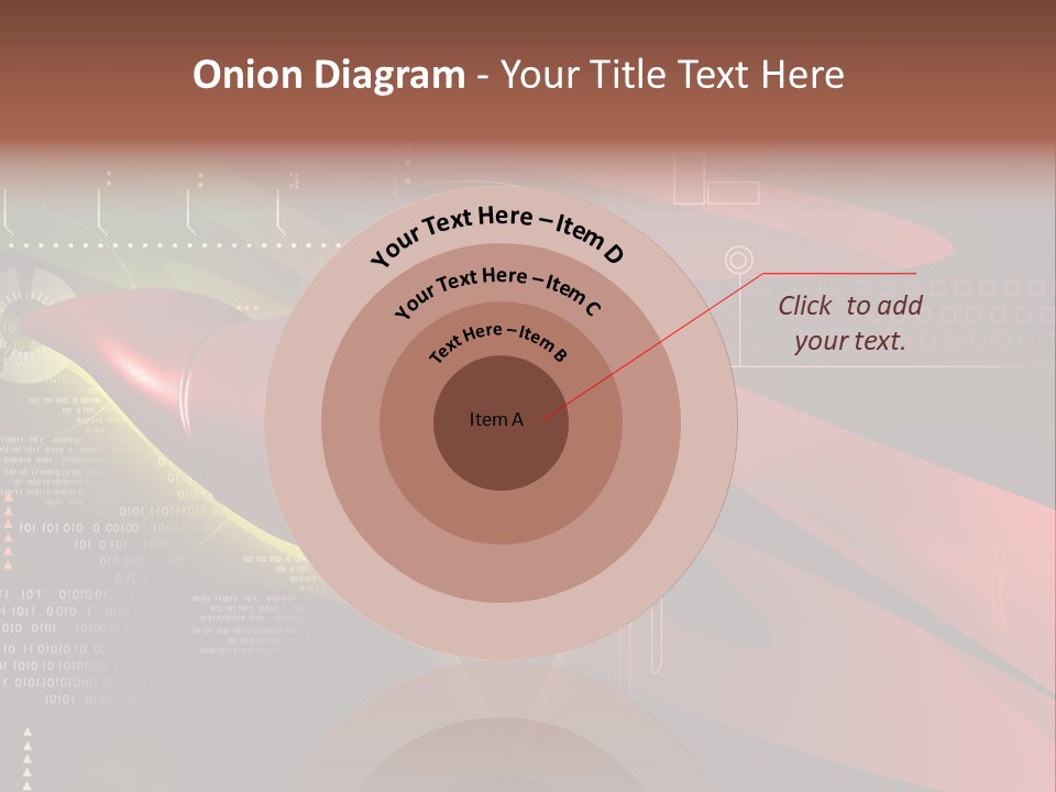 Hospital Texture Technology PowerPoint Template