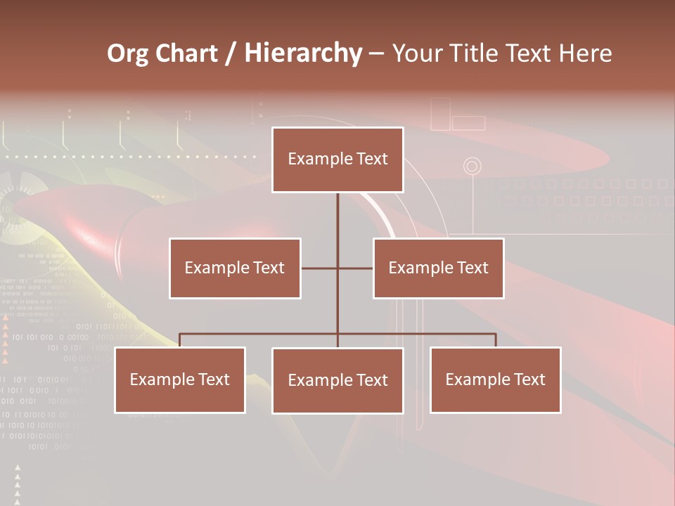 Hospital Texture Technology PowerPoint Template