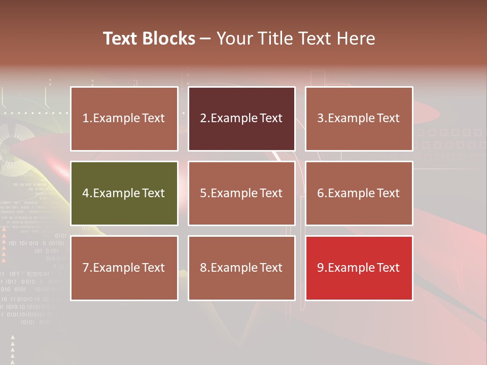 Hospital Texture Technology PowerPoint Template