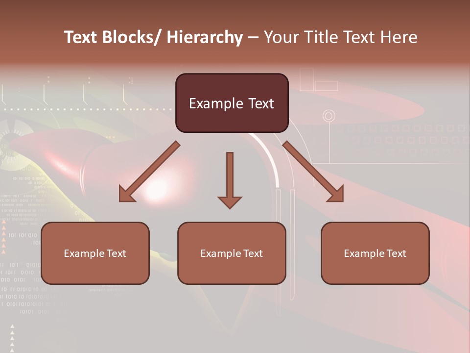 Hospital Texture Technology PowerPoint Template