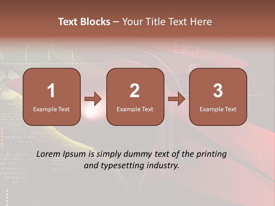 Hospital Texture Technology PowerPoint Template