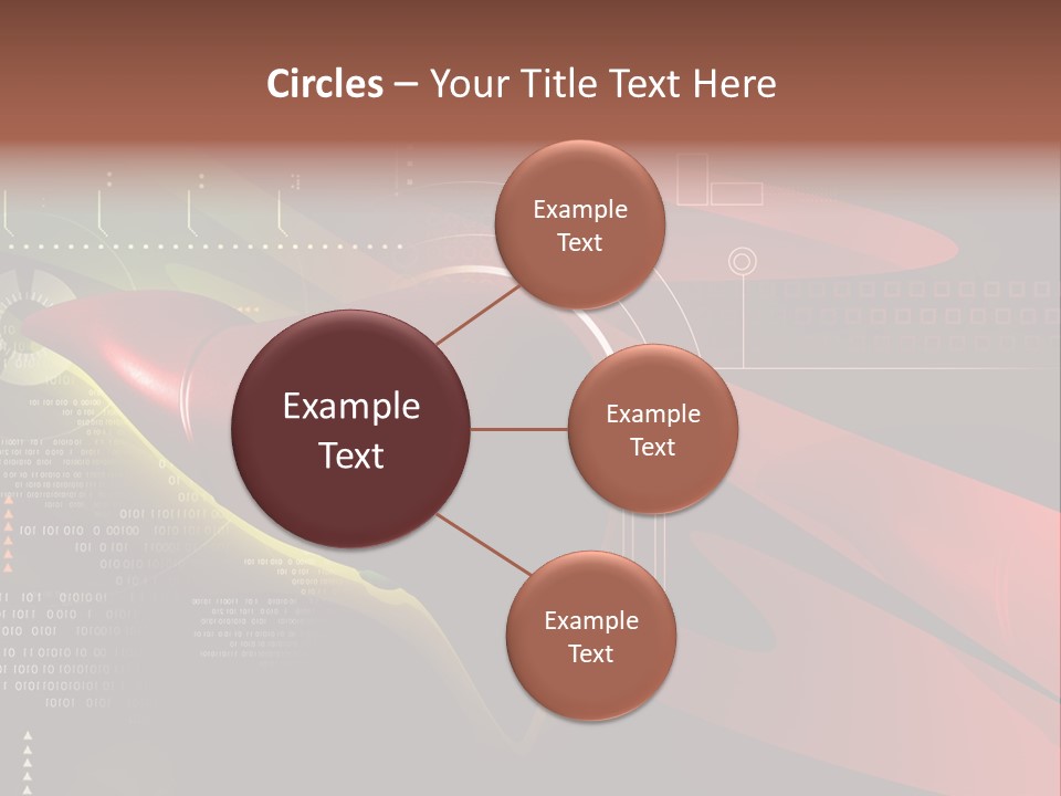 Hospital Texture Technology PowerPoint Template