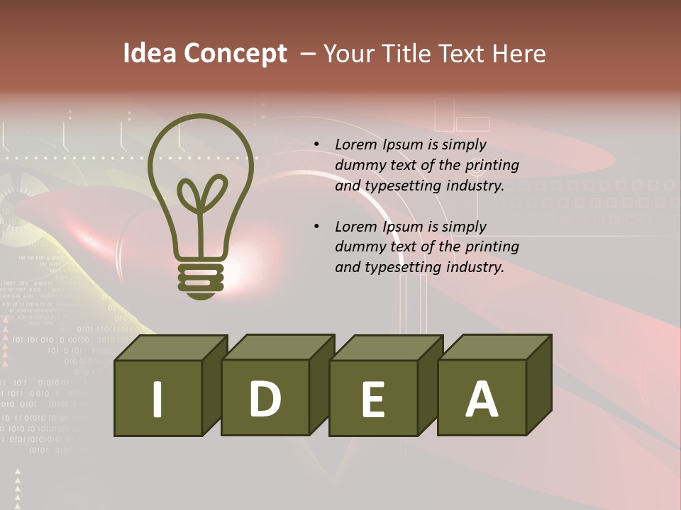 Hospital Texture Technology PowerPoint Template