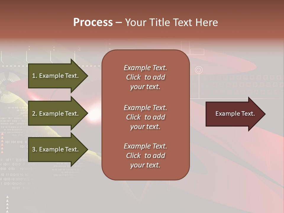 Hospital Texture Technology PowerPoint Template
