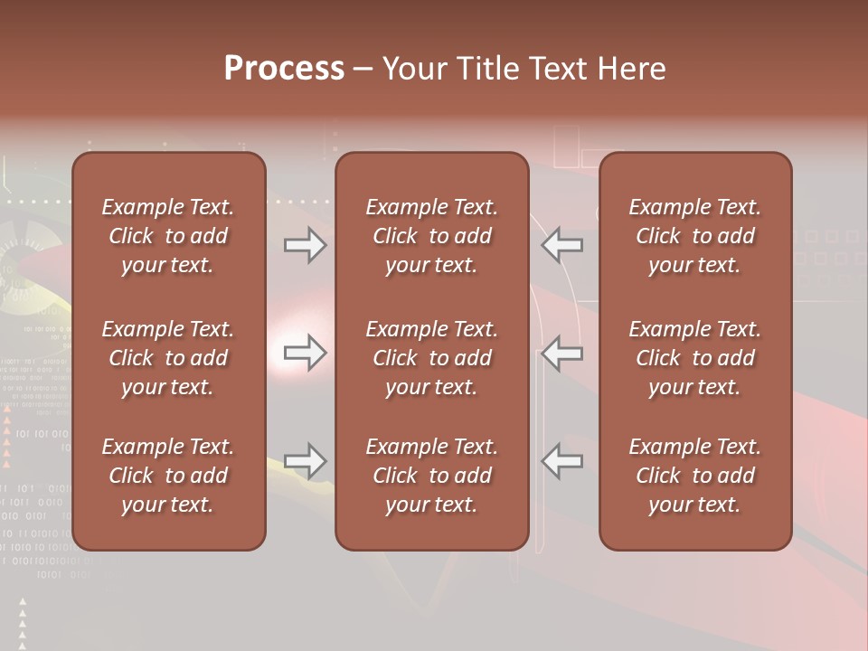 Hospital Texture Technology PowerPoint Template