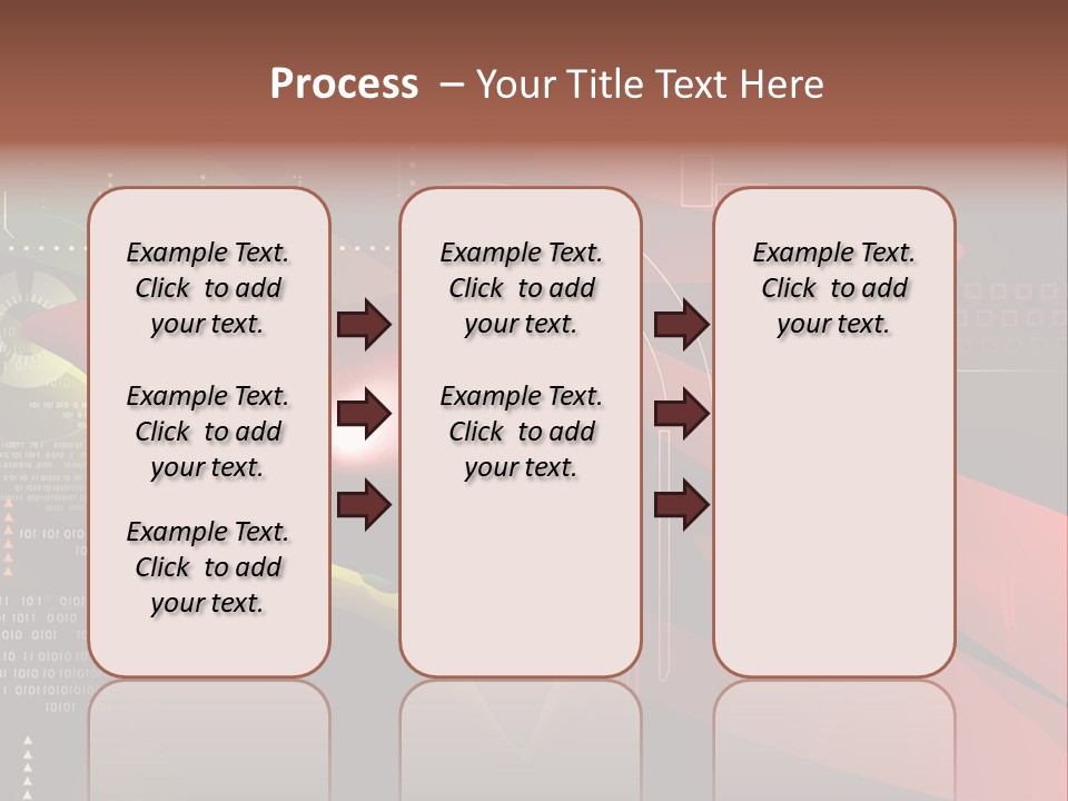 Hospital Texture Technology PowerPoint Template