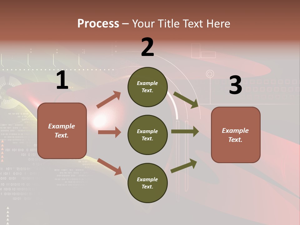 Hospital Texture Technology PowerPoint Template
