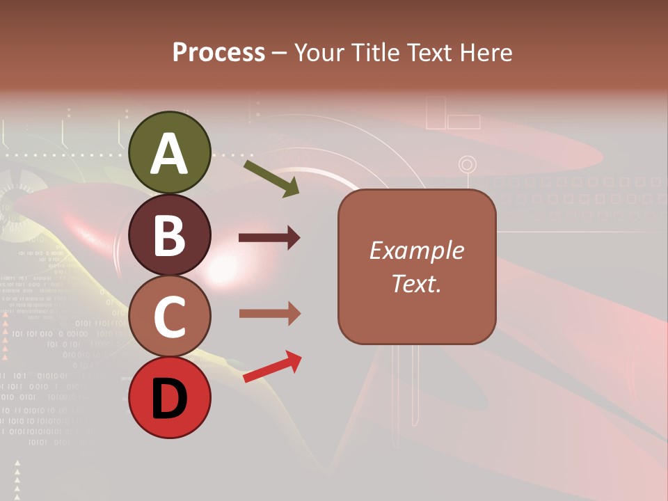 Hospital Texture Technology PowerPoint Template