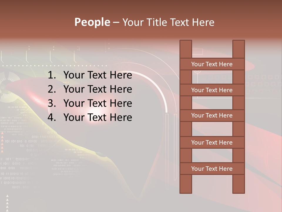 Hospital Texture Technology PowerPoint Template