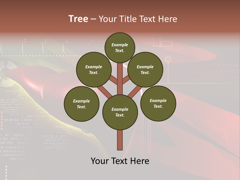 Hospital Texture Technology PowerPoint Template