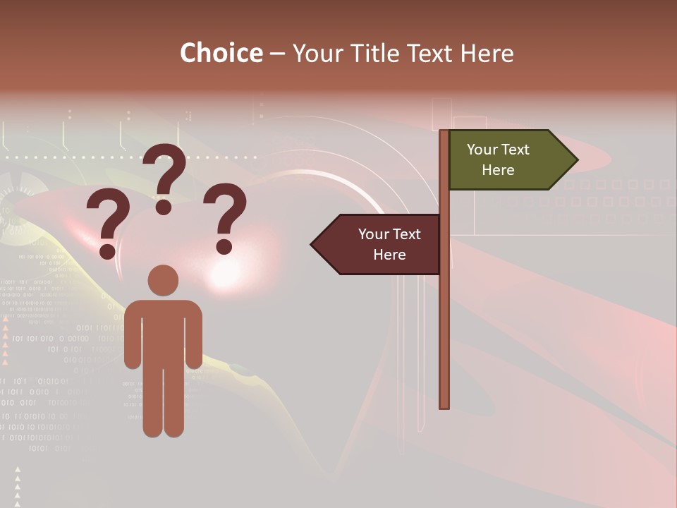 Hospital Texture Technology PowerPoint Template