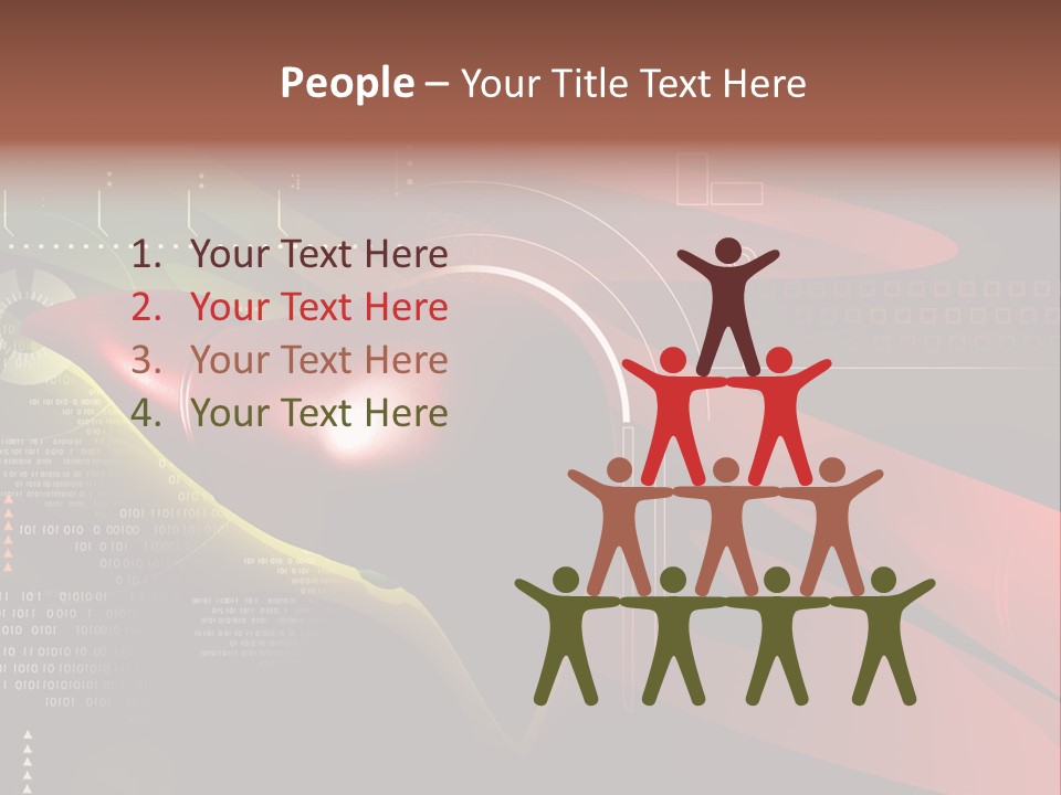 Hospital Texture Technology PowerPoint Template