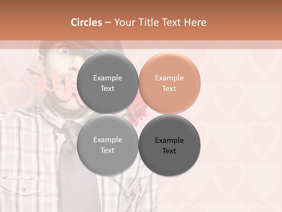 Ebook Love Heart PowerPoint Template